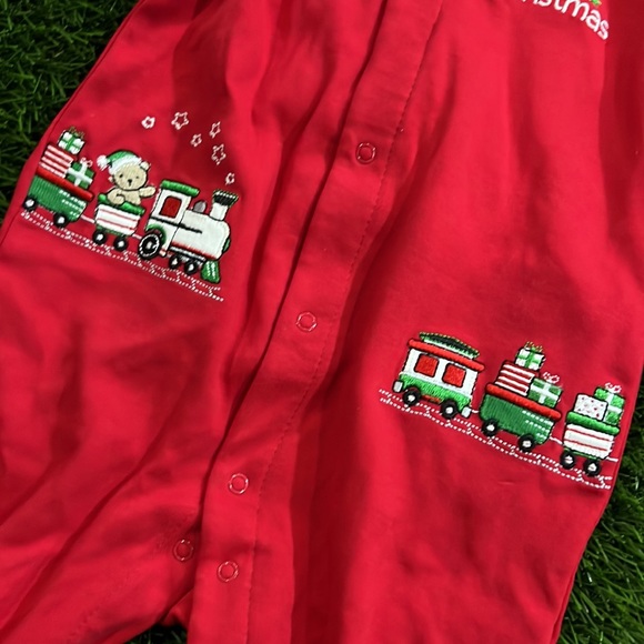 Little Me One Piece “My First Christmas” Pajama - Picture 2 of 6
